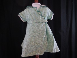 American Girl Doll Kit Kittredge Birthday Outfit Green White Dress - £29.97 GBP