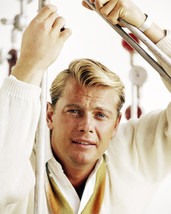 Troy Donahue mid 1960&#39;s Pose in Gym 16x20 Canvas - £54.81 GBP