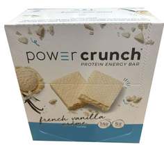 Power Crunch Protein Energy Bar, French Vanilla Creme - £18.04 GBP