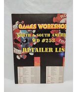 Games Workshop North And South America WD #253 Retailer List Poster - $29.13 CAD