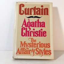 Curtain Agatha Christie The Mysterious Affair At Styles Hardcover Book 1975 - £14.87 GBP