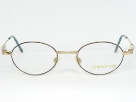 Cerruti 1881 C 1105 Gp Or /Bleu/Vert Lunettes Cadre C1105 49-20-130mm - £59.54 GBP