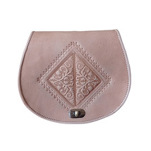 Leather Bag Handmade, Crossbody Bag, Artisanal Bag, Shoulder Bag, Berber... - £51.11 GBP
