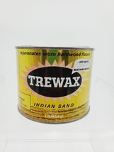 Vintage Trewax Indian Sand Floor Wax Rejuvenates Wood Floors 90% Full - $502.99 MXN