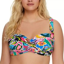 Bleu Rod Beattie Ruched Underwire Bikini Top 38D Convertible New Go For ... - £38.23 GBP