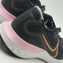 Nike Renew Run BLACK/Orange Pulse/pink CK6360-001 (WOMENS) Size 8.5 - £39.83 GBP
