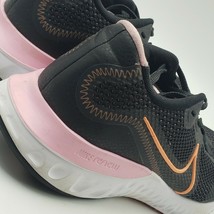  Nike Renew Run BLACK/Orange Pulse/pink CK6360-001 (WOMENS) Size 8.5 - $49.99