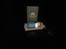 Brizard and Co Dakota Black & Ebony Venezia " Fountain Flame Pocket Lighter NIB image 5