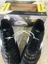 Diadora Soccer Footwear Men’s Shoes Size 12 1/2 Black/White/Silver-New-S... - $168.18