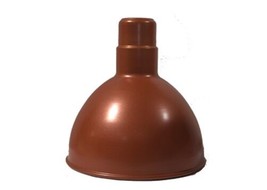 Deep Bowl 12&quot; Industrial Lighting Fixture painted  copper New wit socket... - $97.54 CAD