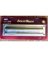 Solid Brass Mail Slot 13 x 3 5/8 Interior  Exterior Plates 11 x 2 1/4 op... - $27.40 CAD
