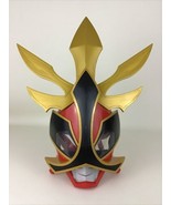 Power Rangers Red Deluxe Super Samurai Megaforce Ranger Talking Mask Hel... - £27.22 GBP