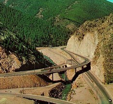 Canon Colorado CO Interchange Highways 6 and 40 Clear Creek UNP Chrome Postcard - £3.07 GBP
