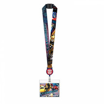 Transformers Characters Repeating ID Card Holder Lanyard Multi-Color - $15.98