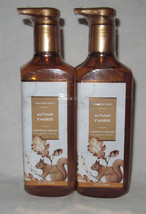 Bath &amp; Body Works Cleansing Gel Hand Soap essen oils Lot Set of 2 AUTUMN S&#39;MORES - £18.45 GBP