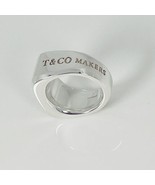 Size 4.5 Tiffany &amp; Co 1837 Makers ID Signet Ring in Sterling Silver - $350.00