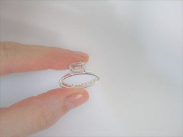 Tiny small silver tone oval metal hair claw clip - $5.95
