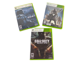 XBOX 360 Games in Case 3 Bundle Lot, Destiny, Call of Duty Black Ops Halo 3 ODST - £19.33 GBP