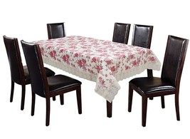 Handmade Floral PVC 6 Seater Dining Table Cover - £25.75 GBP