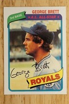 1980 Topps Baseball Card #450 George Brett Kansas City Royals HOF - £2.32 GBP