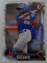 2016 Bowman Draft #BD-190 Amed Rosario New York Mets Baseball Card - £0.79 GBP