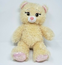 Build A Bear Belle Beauty &amp; The Beast Disney Gold Stuffed Animal Plush Toy Babw - £26.57 GBP