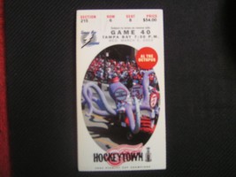 Stanley Cup Champion 2002-03 Detroit Red Wings Ticket Stub Vs Tampa Bay ... - £2.32 GBP