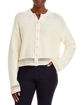 Theory Relaxed Cardigan in Cotton Chainette - £168.43 GBP
