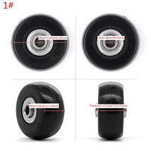 1PC Luggage  Plastic Swivel Wheels Rotation Suitcase Replacement Casters - £22.87 GBP