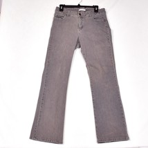 Lee Slender Secret Lower on the Waist Women&#39;s Gray Jeans Size 12P - $18.94