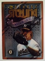 1996 Topps Finest  Sterling #162 Mark McGwire Oakland Athletics MLB Card - £1.56 GBP