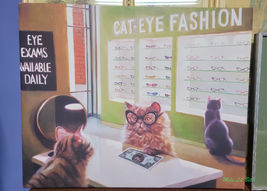 Feline Optical by Lucia Heffernan Canvas Wall Art - $193.80