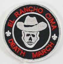 Vintage El Rancho Cima Death March White Border Hat Round BSA Boy Scouts Patch - $11.69