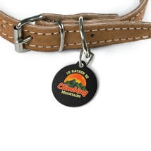 Custom Pet Tag for Climbers: Adventure-Inspired Mountain Design - £13.87 GBP