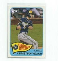 Christian Yelich (Milwaukee) 2021 Topps Series 2 1965 Topps Redux Card #T65-29 - £3.88 GBP