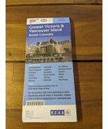 AAA Greater Victoria And Vancouver Island British Columbia Map Brochure - $20.35 CAD