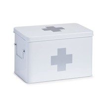 Zeller First Aid Box, Metal, White, 32 x 19.5 x 20 cm  - $75.00