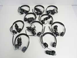 Logitech Lot of 10 H650E Business USB Headset A-00057     32-1 - £77.31 GBP