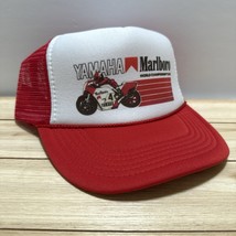 Vintage Yamaha Hat Motorcycle Racing Trucker Hat snapback Unworn Red Cap... - $289.98 MXN