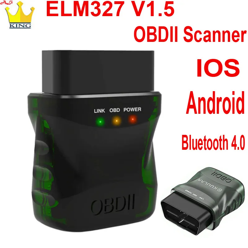 ELM327 V1.5 OBD 2 Scanner Bluetooth 4.0 for IOS /Android Car OBD2 Reader... - £50.55 GBP