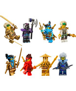 8Pcs Ninja Minifigures Ras Zane Julien Lloyd Kai Nya Mister Wu Mini Block Toys - $22.99