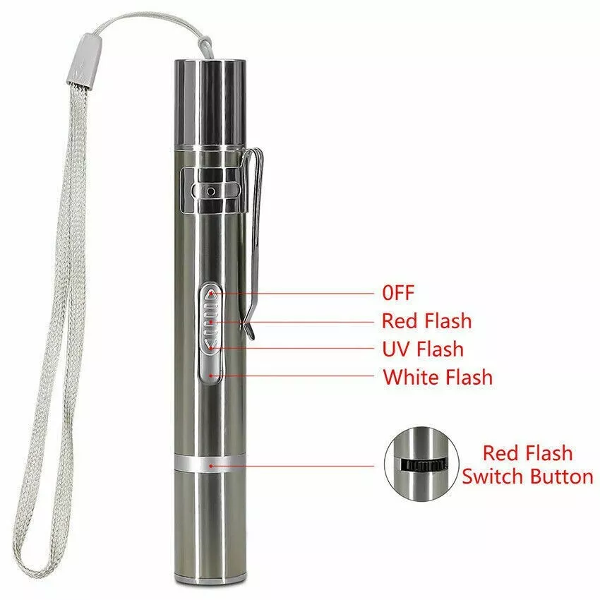 7 in 1 Pet Cat Toys Laser Pointer Chaser Toys USB Rechargeable LED Light... - $21.86 CAD