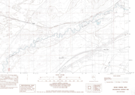Rose Creek, Nevada 1982 Vintage USGS Topo Map 7.5 Quadrangle Topographic - £18.86 GBP