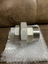 2&quot; 150 Threaded Hex Union 304 Stainless Steel, Pipe Fitting Male To Female - $49.49