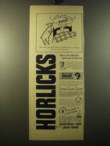 1950 Horlicks Malted Milk Ad - Why don&#39;t you drink bedtime Horlicks so us sheep  - £14.78 GBP