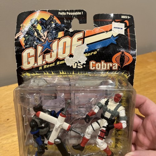 Hasbro GI Joe vs Cobra Snake Eyes vs Storm Shadow 2001 Missing Pieces Damaged Item image 3