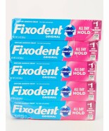 Fixodent Complete Original Denture Adhesive Cream 2.4 oz 5 Pack Sealed - $24.95