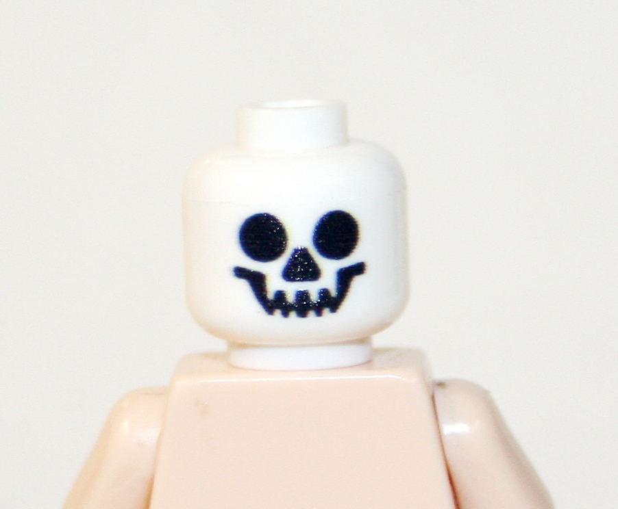 Skeleton Halloween Horror Head Diy Custom Minifigures - $5.13