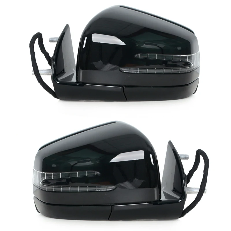 Car Power Rear View Mirror Side Door Mirror embly Black For Mercedes Benz W164 X - £511.81 GBP