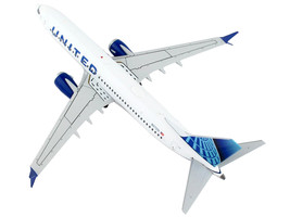 Boeing 737 MAX 8 Commercial Aircraft United Airlines White w Blue Tail Gemini 20 - £84.23 GBP